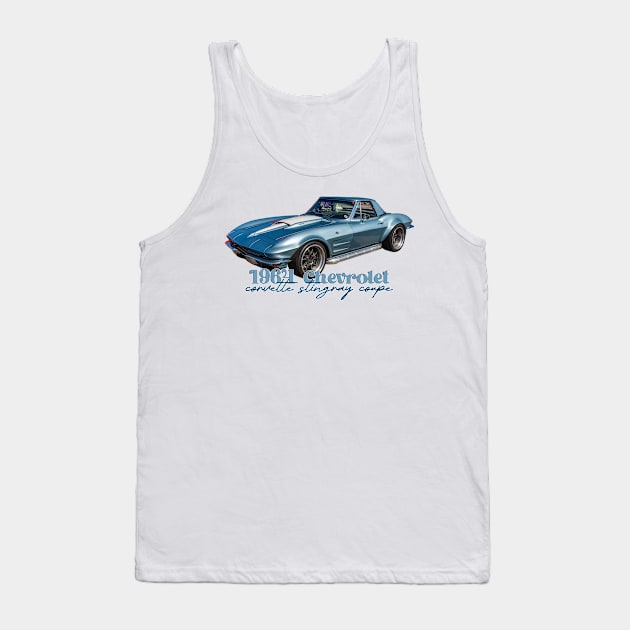 1964 Chevrolet Corvette Stingray Coupe Tank Top by Gestalt Imagery